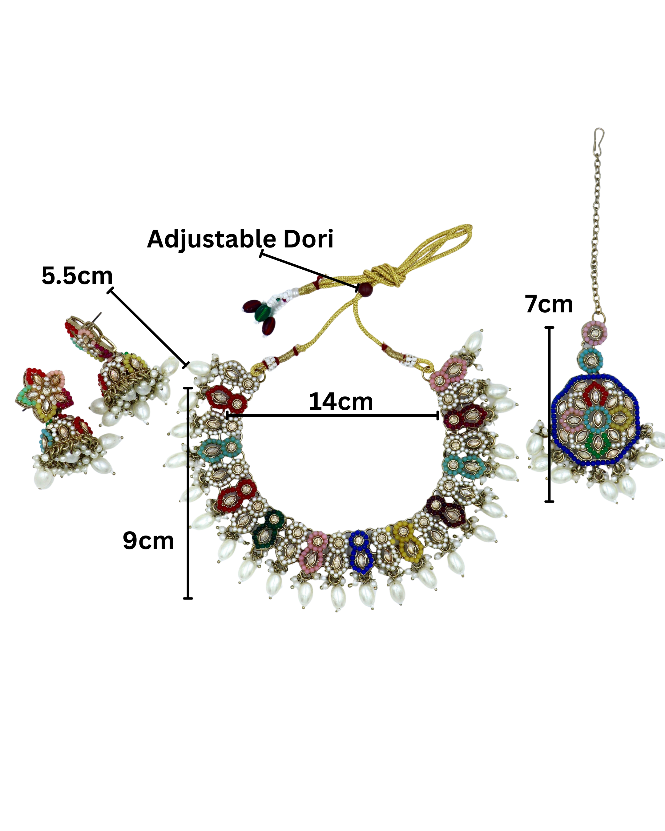 Navrangi Queen Choker Set