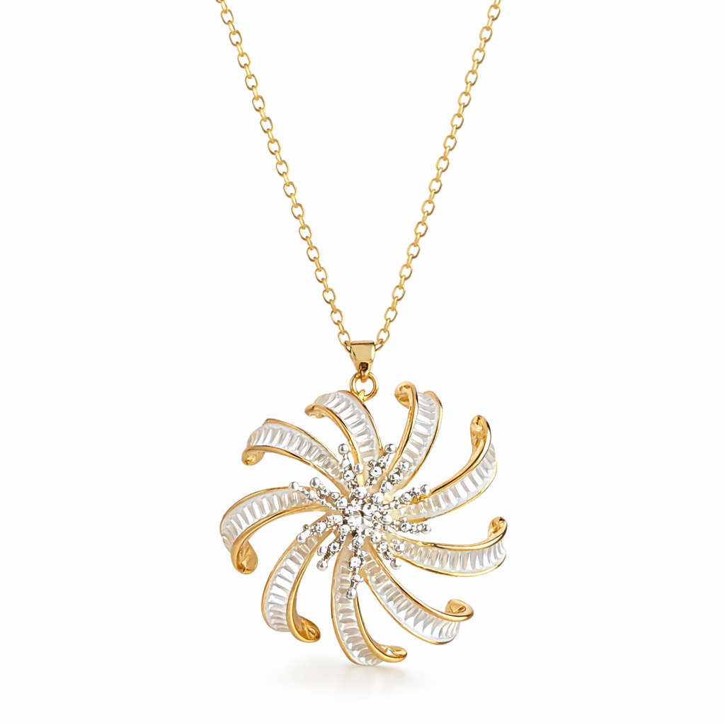 Sunflare Crystal Pendant