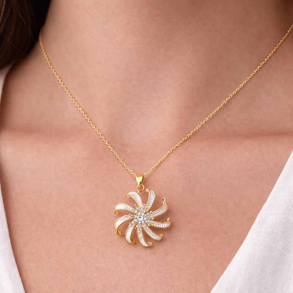 Sunflare Crystal Pendant