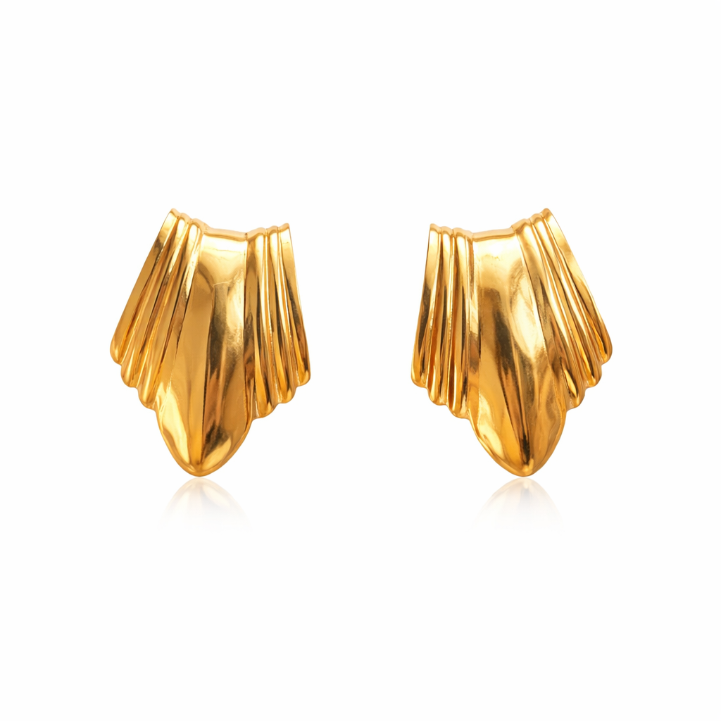 Flare Gold Studs