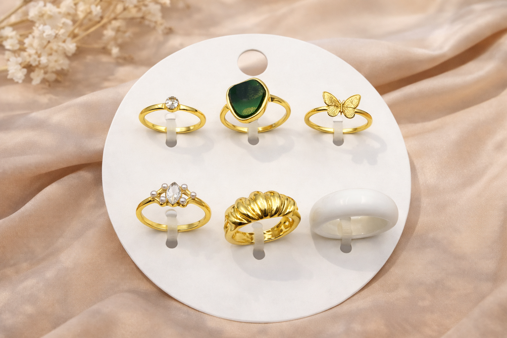 Aurelia Luxe Ring Set (Pack of 6)