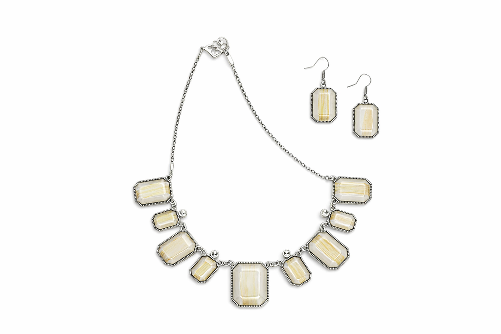 Champagne Gloss Necklace Set