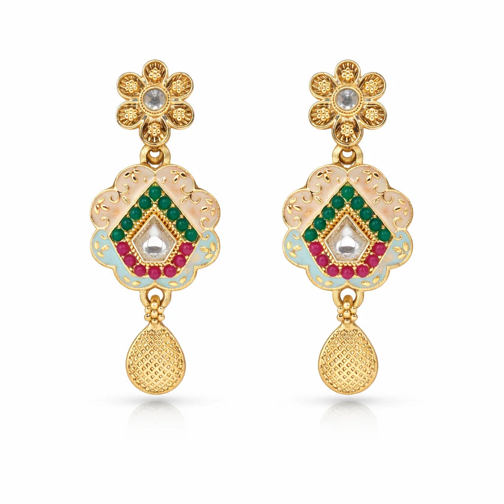 Marwar Meenakari Choker Set