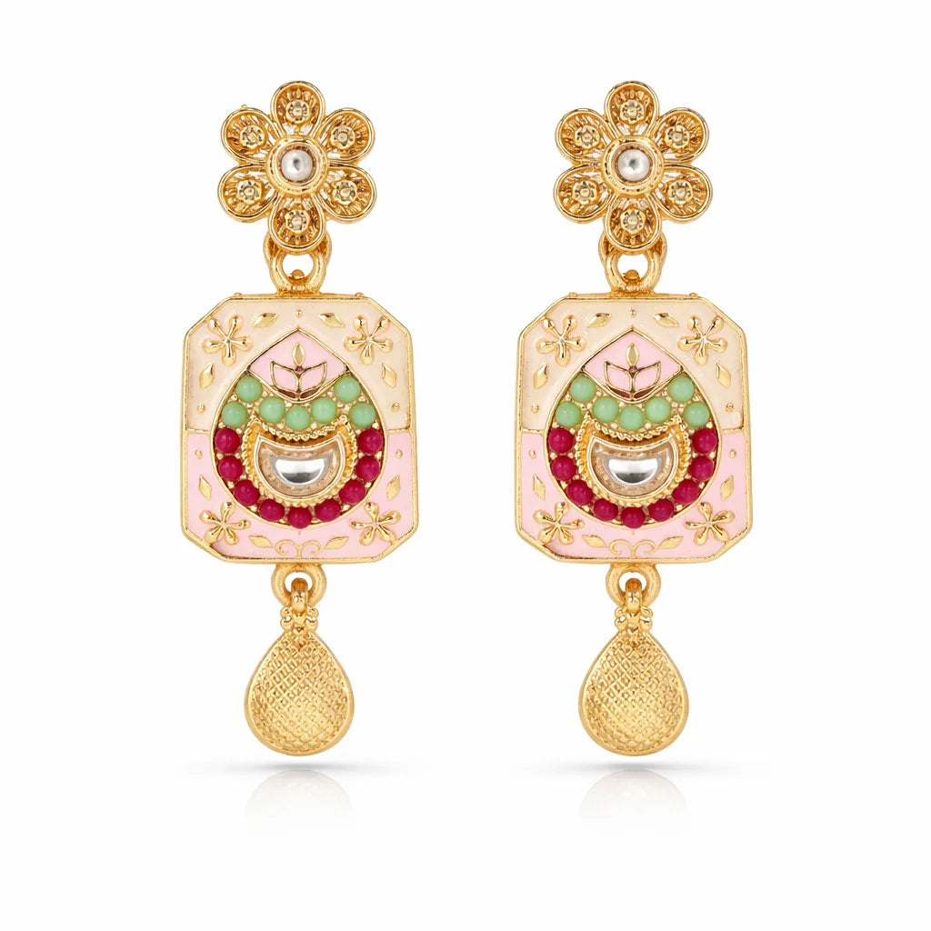 Ghoomar Meenakari Choker Set