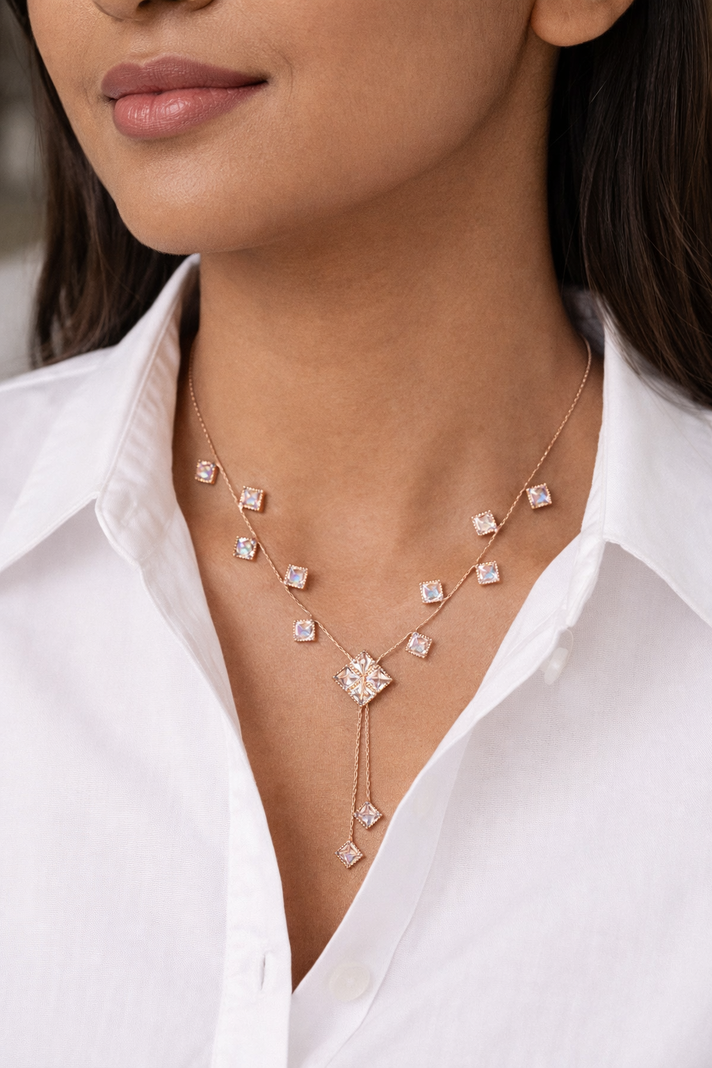 Celeste Rose Gold Everyday Necklace