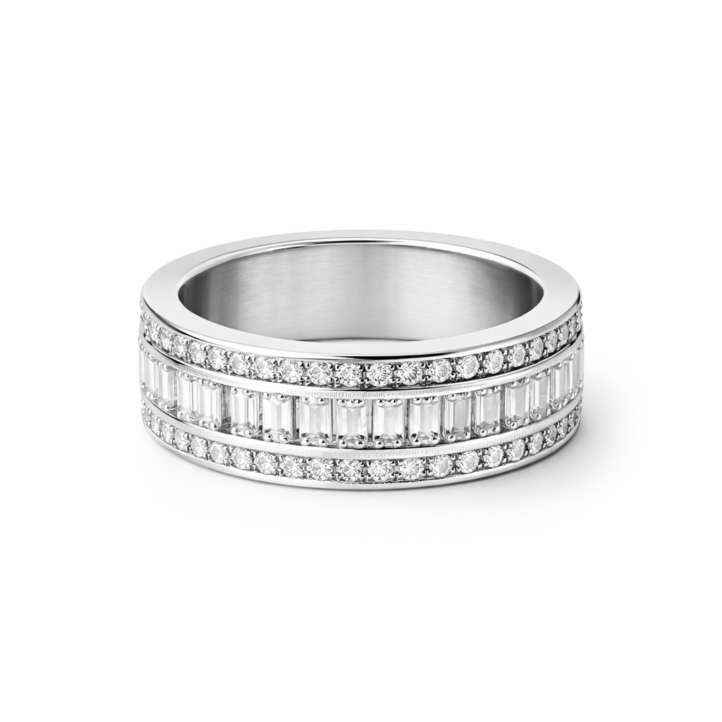 Eternelle Baguette Ring (Silver)