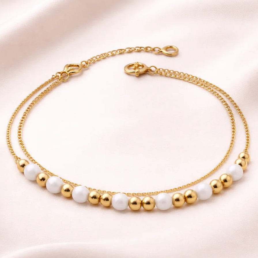 Snow Aura Anklet