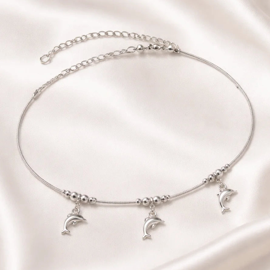 Dolphin Drift Anklet