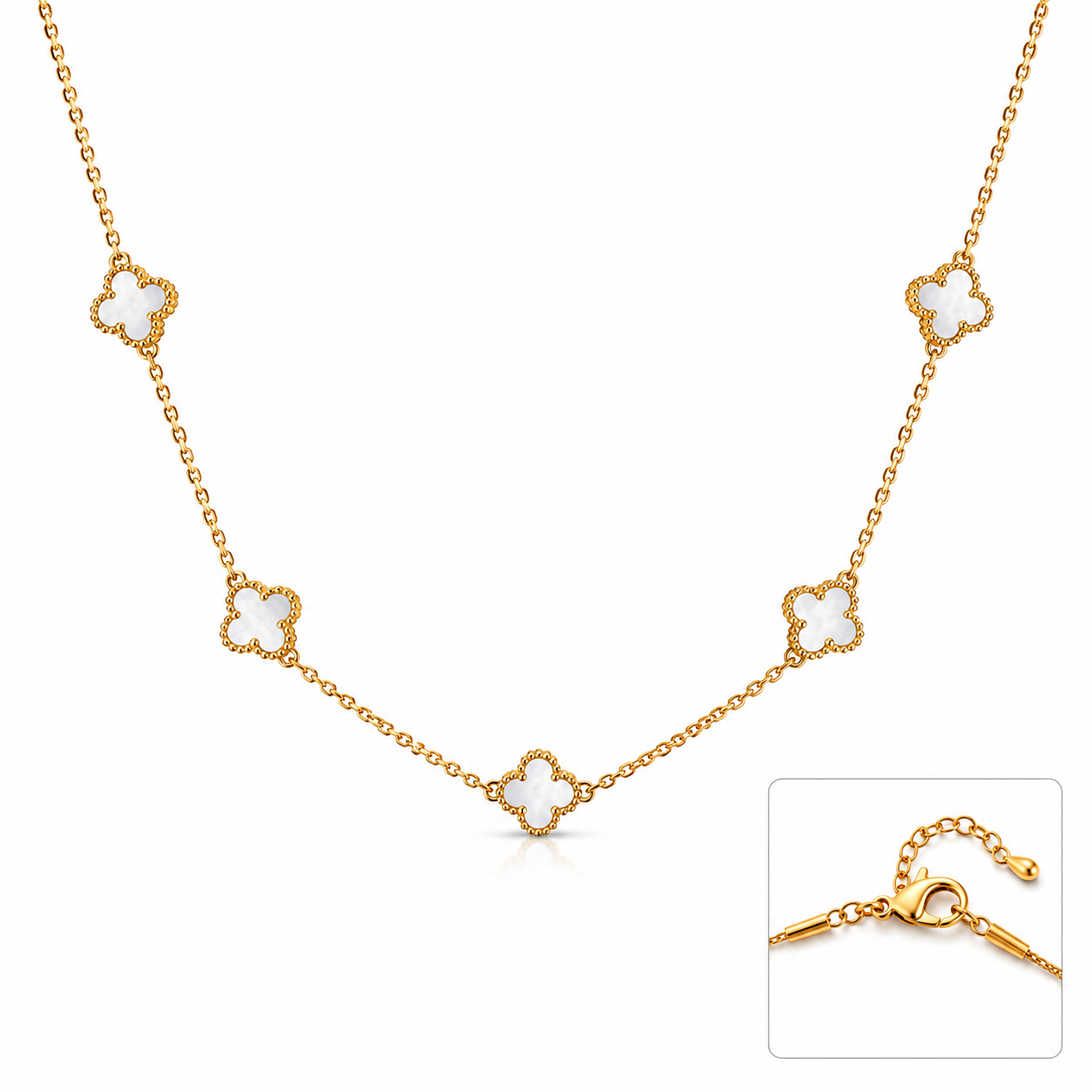 Soft Luxe Clover Chain