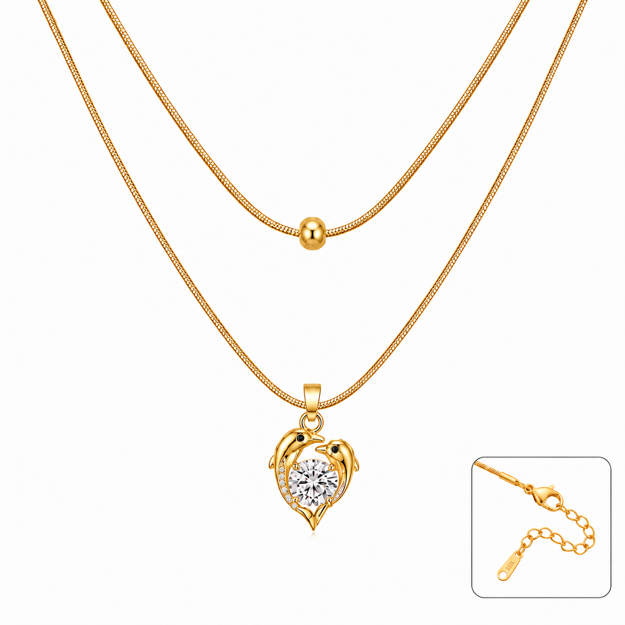 Dolphin Dream Layered Chain