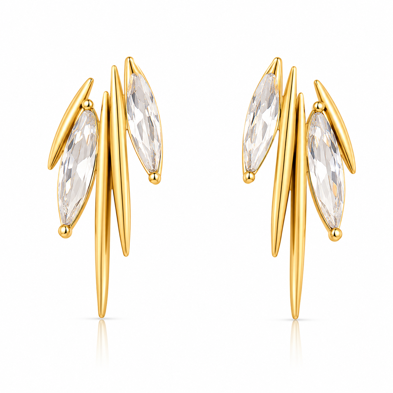 Ice Flame Earrings