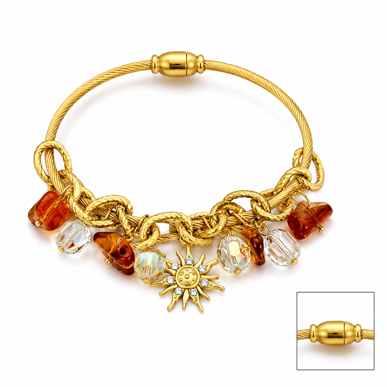 Amber Glow Bracelet
