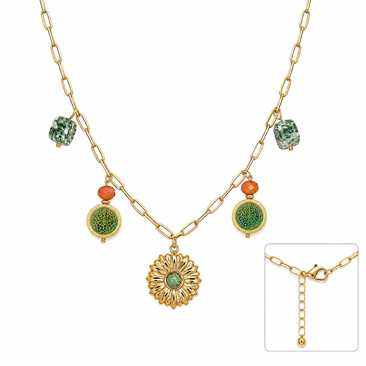 Matcha Bloom Necklace