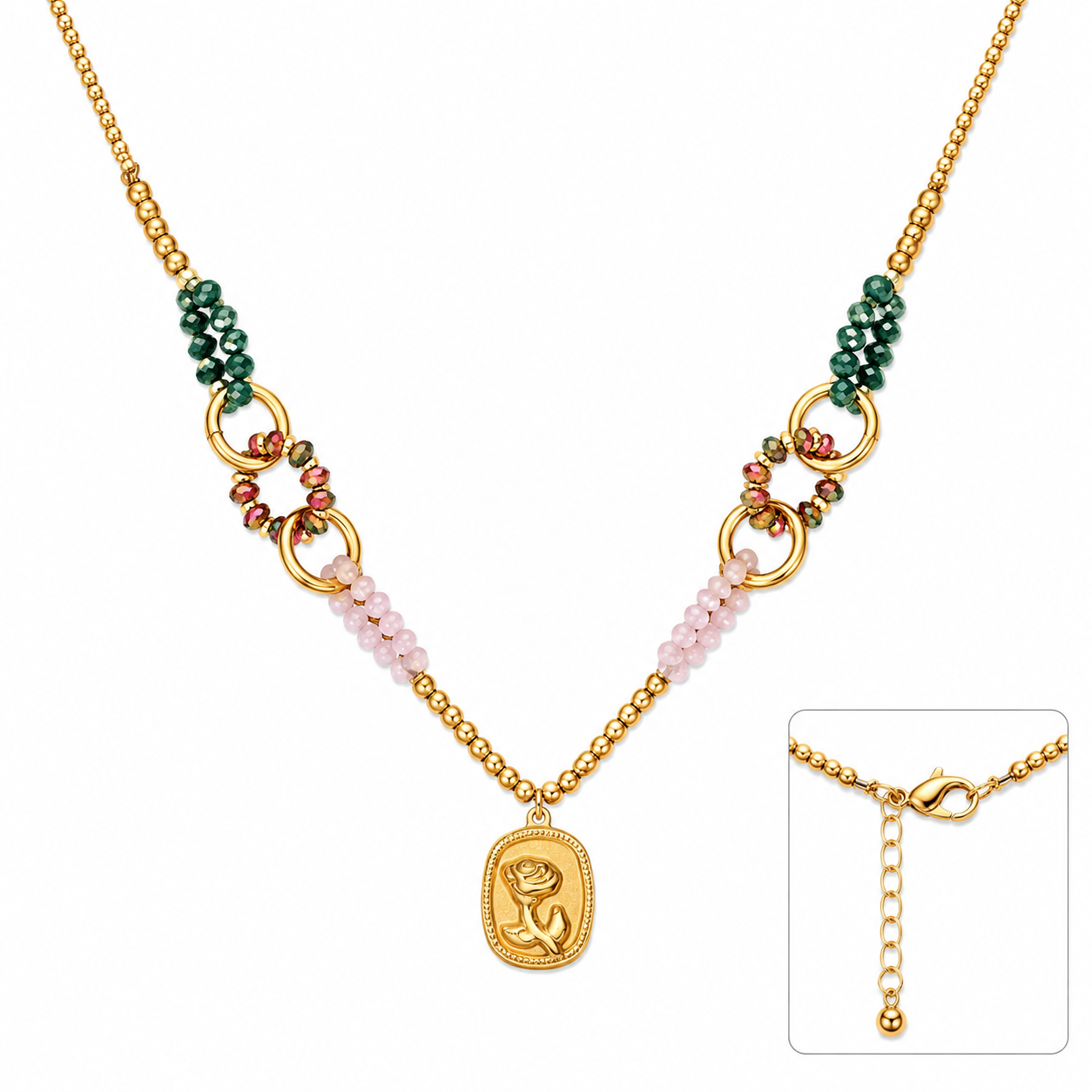Rose Latte Necklace