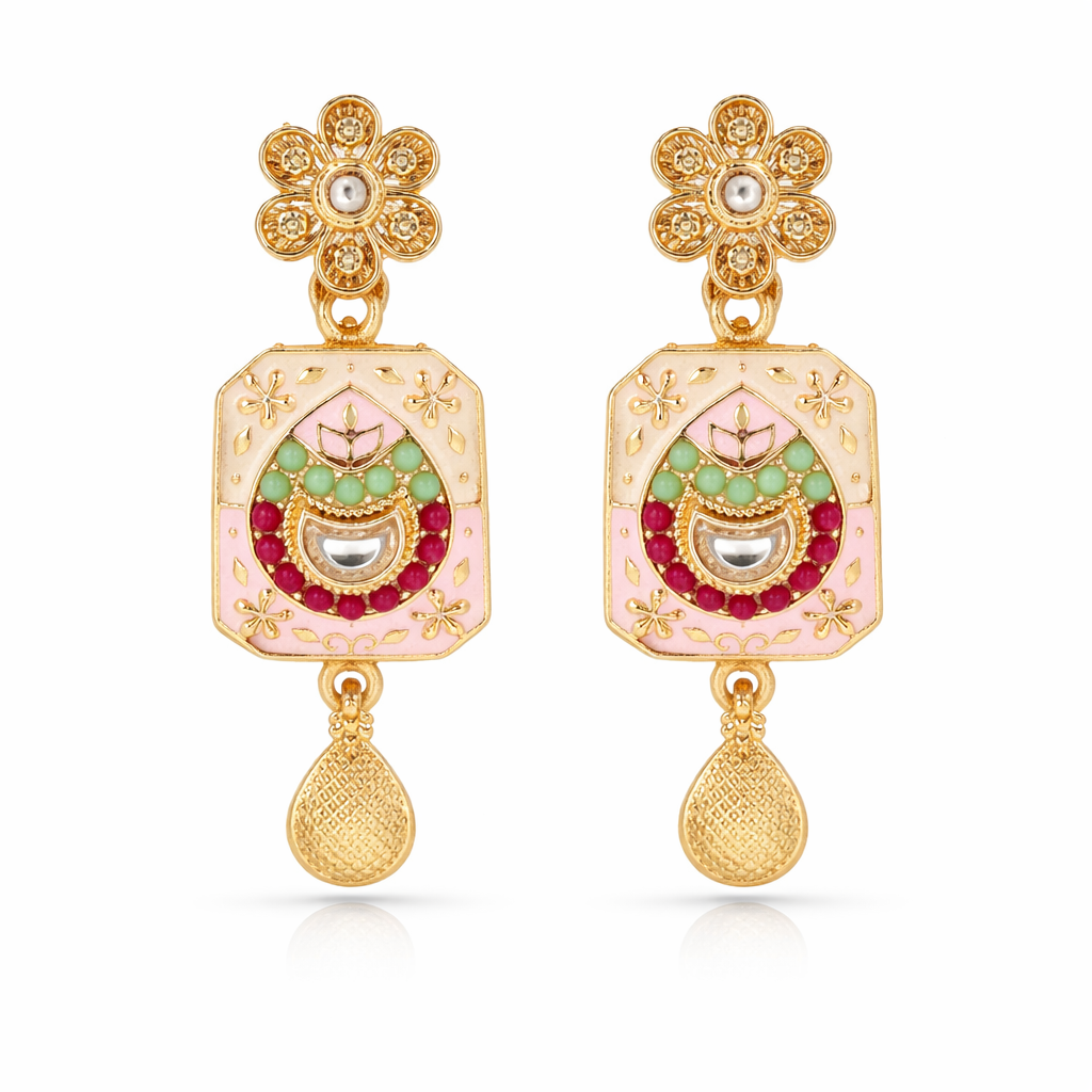 Ghoomar Meenakari Choker Set
