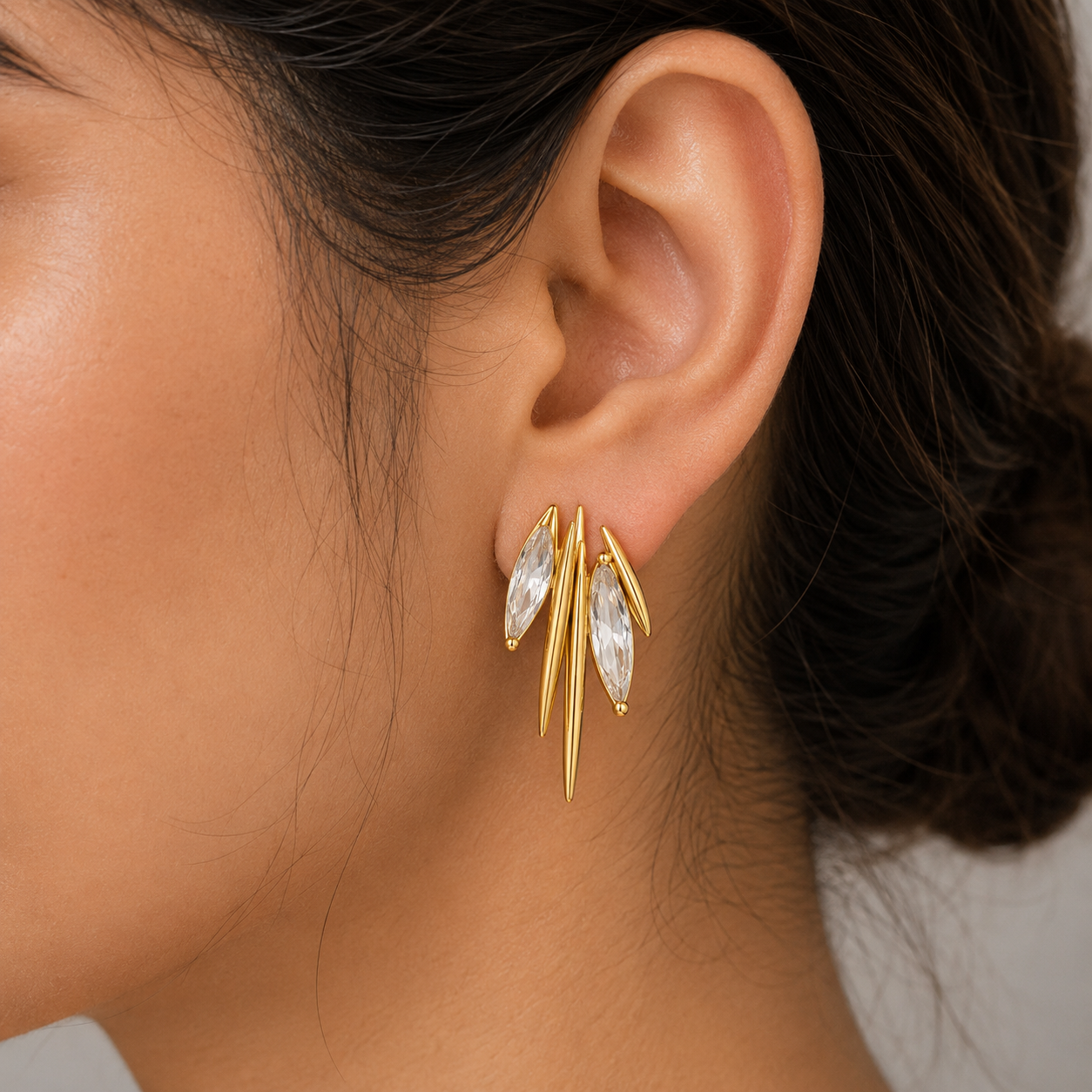 Ice Flame Earrings