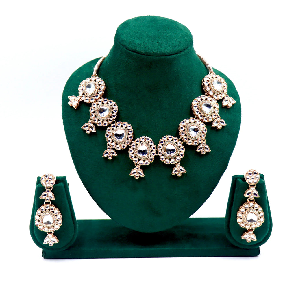 Adaa Rose gold Choker Set