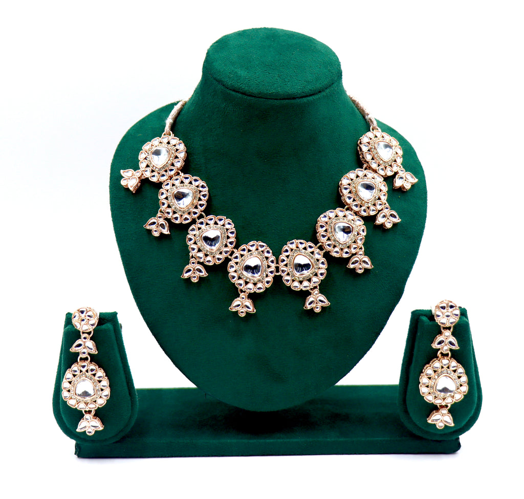 Adaa Rose gold Choker Set