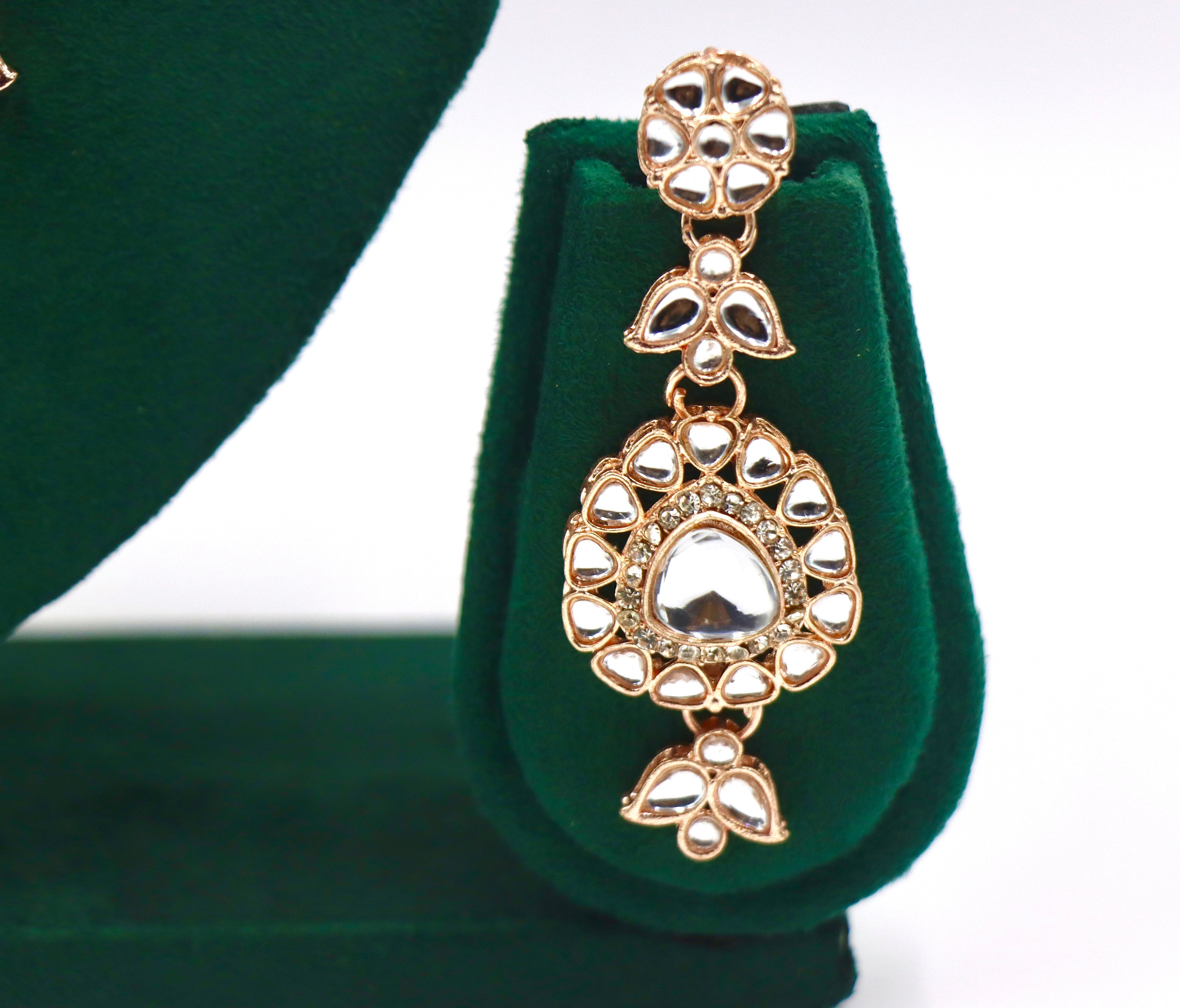 Adaa Rose gold Choker Set