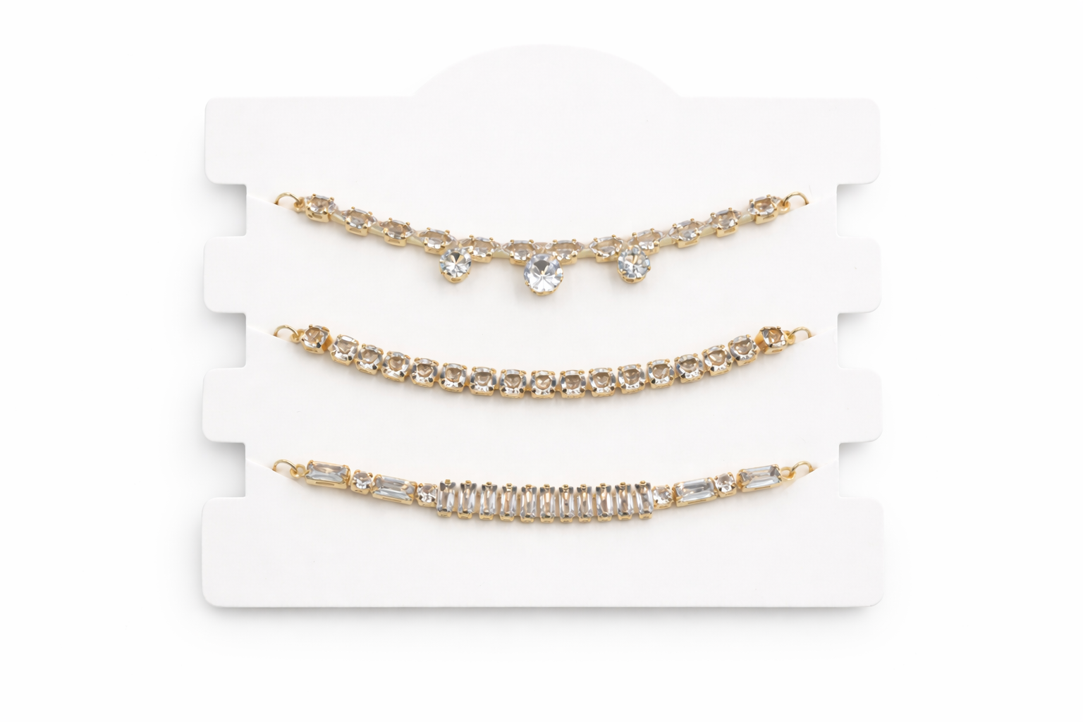Lumina Gold Bracelet Set (3 pc)